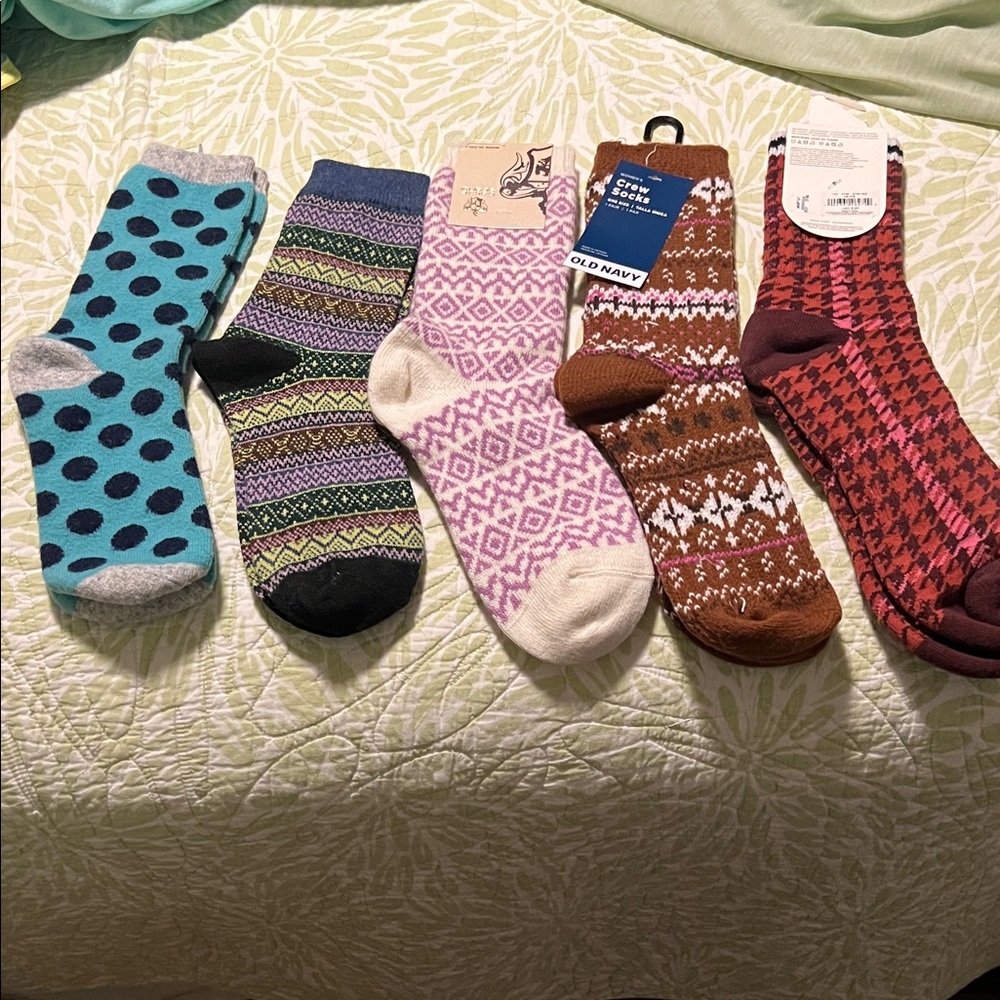 Old Navy Women's Patterned Sock Collection